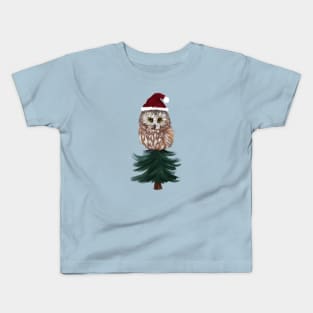 Holiday Owl Kids T-Shirt